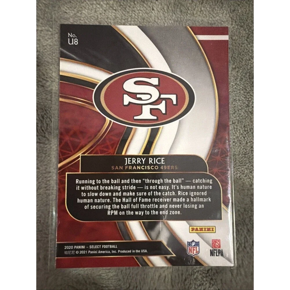2020 Panini Select - Unbreakable Jerry Rice #U8